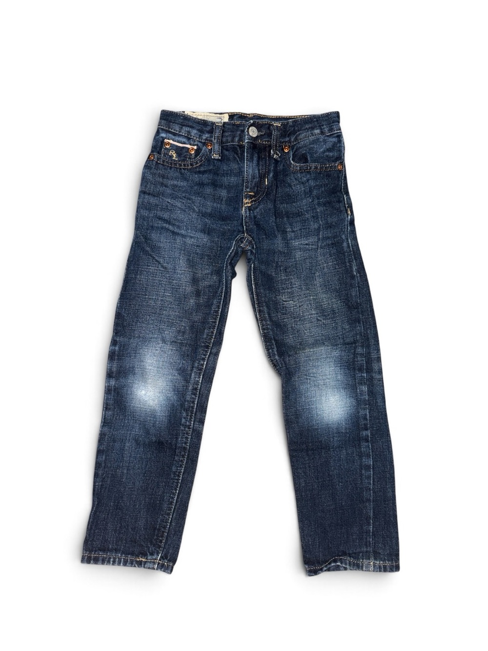 Polo by Ralph Lauren Kids Size 5 Straight Dark Blue Denim Jeans Kidswear Casual